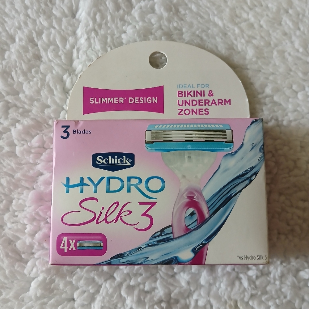 Schick Hydro Silk 3 Razor Blades Refills 4ct